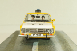 Ваз-2103 Жигули from movie "The living daylights" 1987, yellow/white, James Bond Modellauto Collection #26, Altaya 1:43