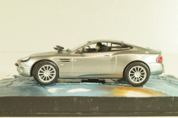 Aston Martin V12 Vanquish from movie "Die another day" 2002, silver, James Bond Modellauto Collection №2, Altaya 1:43