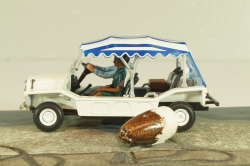 Mini Moke from movie "Live and let die" 1973, white, James Bond Modellauto Collection #24, Altaya 1:43