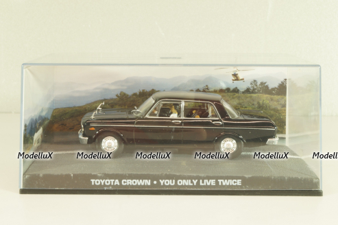 Toyota 2000 GT from movie "You only live twice" 1967, white, James Bond Modellauto Collection #7, Altaya 1:43 С журналом!