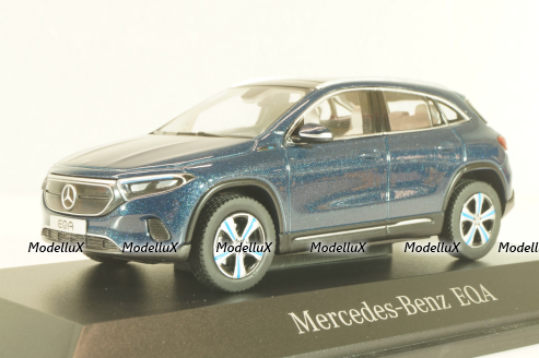 Mercedes EQA (H243) 2021 metallic-dark blue, B66960824, Herpa 1:43