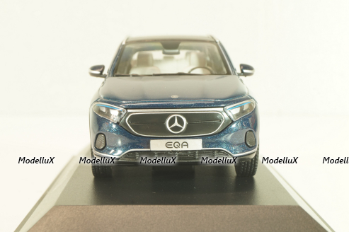 Mercedes EQA (H243) 2021 metallic-dark blue, B66960824, Herpa 1:43