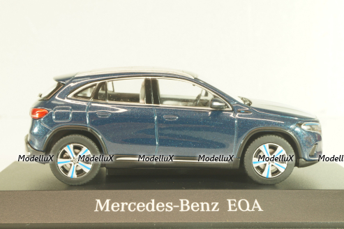 Mercedes EQA (H243) 2021 metallic-dark blue, B66960824, Herpa 1:43