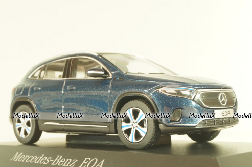 Mercedes EQA (H243) 2021 metallic-dark blue, B66960824, Herpa 1:43
