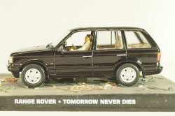 Range Rover (P38) from movie "Tomorrow never dies" 1997, black, James Bond Modellauto Collection #34, Altaya 1:43