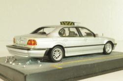 BMW 750iL (E38) from movie "Tomorrow never dies" 1997, silver, James Bond Modellauto Collection #15, Altaya 1:43