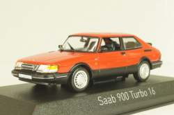 Saab 900 Turbo 1992, red, 810035, Norev 1:43