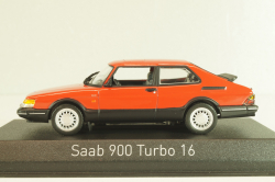 Saab 900 Turbo 1992, red, 810035, Norev 1:43