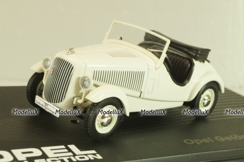 Opel Geländesportwagen 1934, white, OPC041, Opel Collection #41, Altaya  1:43