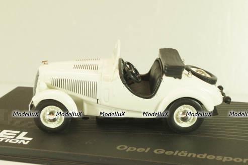 Opel Geländesportwagen 1934, white, OPC041, Opel Collection #41, Altaya  1:43