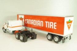 Chevrolet Bison with semi-trailer Canadian Tire, 1978, white/orange, American trucks, France №81, Altaya 1:43