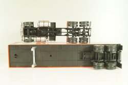 Chevrolet Bison with semi-trailer Canadian Tire, 1978, white/orange, American trucks, France №81, Altaya 1:43