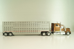 Western Star 4900 with semi-trailer 1990, brown/grey, American trucks, France №85, Altaya 1:43