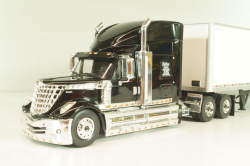 International Lonestar with semi-trailer Panther, 2016, black/white, American trucks, France №82, Altaya 1:43