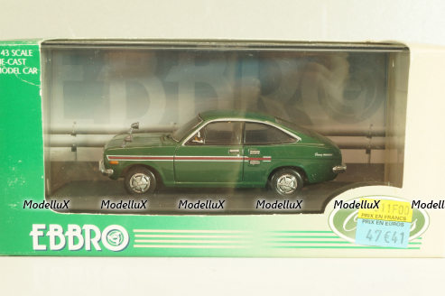 Nissan Sunny Coupe 1200 GX 1970, green, 176, EBBRO 1:43