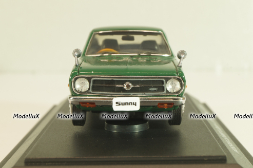 Nissan Sunny Coupe 1200 GX 1970, green, 176, EBBRO 1:43