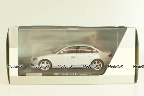 Audi A4 3.2 quattro (B8) sedan 2008, silver, 5010704113, Minichamps 1:43