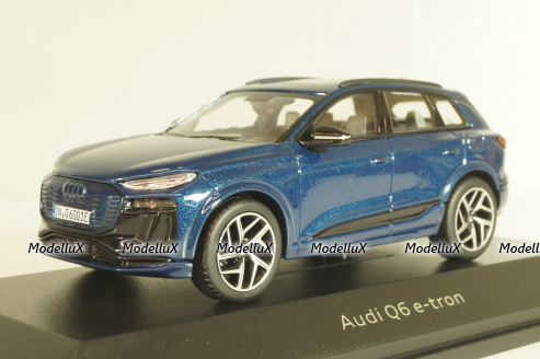 Audi Q6 E-Tron (GF) SUV 2024, blue, 5012326632, Spark 1:43