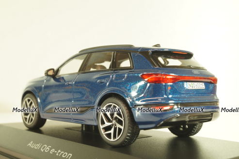 Audi Q6 E-Tron (GF) SUV 2024, blue, 5012326632, Spark 1:43