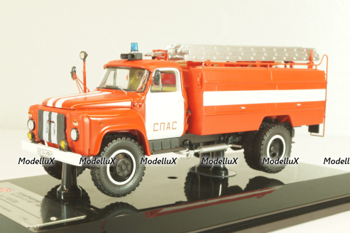 АЦ-30-106Г с.Спас, пожарная автоцистерна на шасси Газ-53-12, 105336, DIP Models 1:43