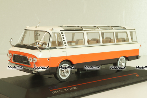 Зил-118 Юность 1964, белый/красный, IST124, IST 1:43