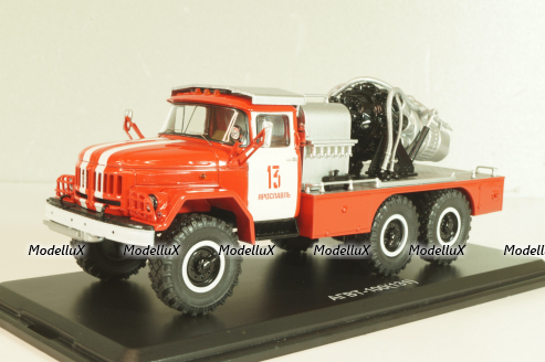АГВТ-100 (131) пожарный газоводяного тушения на шасси Зил-131, SSM1118, SSM 1:43