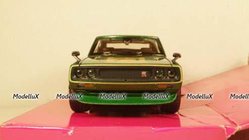 Nissan Skyline 2000 GTR #73 (KPGC110) 1973, green, 32539, Maisto 1:24