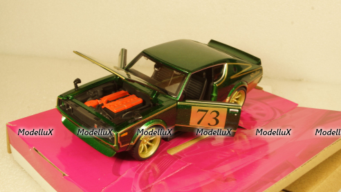 Nissan Skyline 2000 GTR #73 (KPGC110) 1973, green, 32539, Maisto 1:24