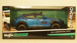 Lamborghini Urus offroad #63 2018, blue,  Maisto 1:24