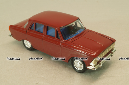 Москвич-408 бордовый, декабрь 97г., Агат 1:43