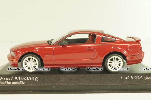 Ford Mustang 2004, maroon, 400084120, Minichamps 1:43