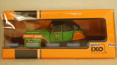 Citroen 2 CV 1978, green, CLC374N, IXO 1:43