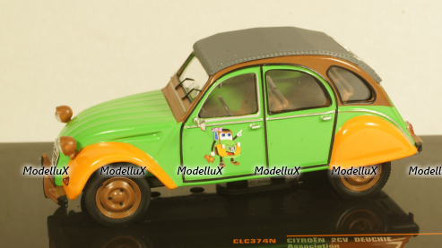 Citroen 2 CV 1978, green, CLC374N, IXO 1:43