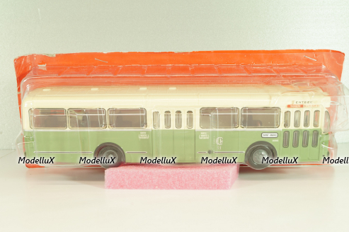BROSSEL BL55 1966, bus, green, AUTOBUS DAL MONDO №67, Hachette 1:43 Блистер вскрыт!