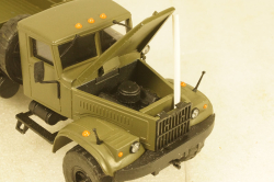 Краз-255, бортовой, хаки, Саратов 1:43