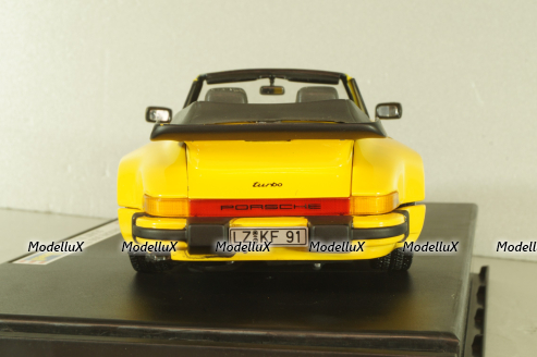 Porsche 930 Turbo Slant Nose Convertible 1987, yellow, 08807, Revell 1:18