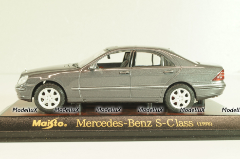 Mercedes-Benz S 500 (W220) 1998, grey, 31505, Maisto 1:43