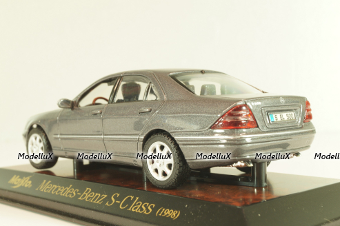 Mercedes-Benz S 500 (W220) 1998, grey, 31505, Maisto 1:43