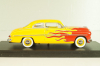 Mercury Club Coupe Street Rod 1949, yellow/red, Universal Hobbies 1:43