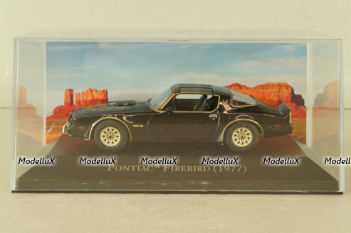 Pontiac Firebird Trans Am 1977, black, American Cars №5, AC005, Altaya 1:43
