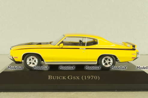 Buick GSX 1970, yellow, American Cars №19, AC019, Altaya 1:43