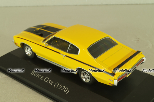 Buick GSX 1970, yellow, American Cars №19, AC019, Altaya 1:43