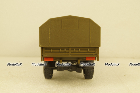 Камаз-4326, 4х4 поворотный мост хаки, Элекон 1:43