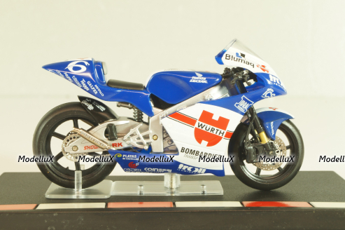 Honda RS250RW, white/blue, 4110118, Superbikes Atlas 1:24 