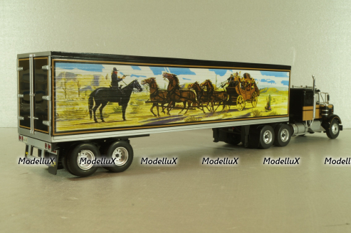 Kenworth W925 with semi-trailer "Smokey and the Bandit" 1977, black, W83431001, Werk83 1:43 Уценка!