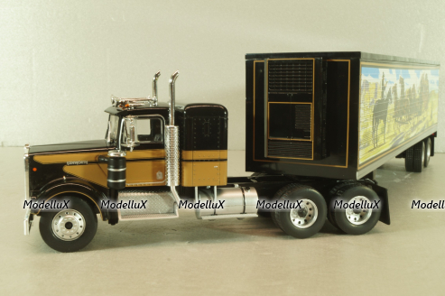 Kenworth W925 with semi-trailer "Smokey and the Bandit" 1977, black, W83431001, Werk83 1:43 Уценка!
