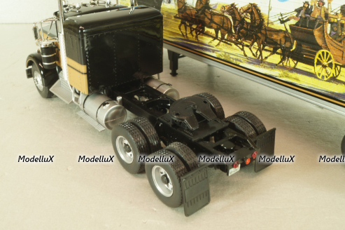 Kenworth W925 with semi-trailer "Smokey and the Bandit" 1977, black, W83431001, Werk83 1:43 Уценка!