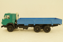 Камаз-53212, бортовой, зеленый/синий, Арек 1:43