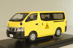 Nissan NV350 Caravan School bus 2012 light/yellow, 45597, Ebbro 1:43