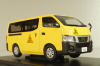 Nissan NV350 Caravan School bus 2012 light/yellow, 45597, Ebbro 1:43